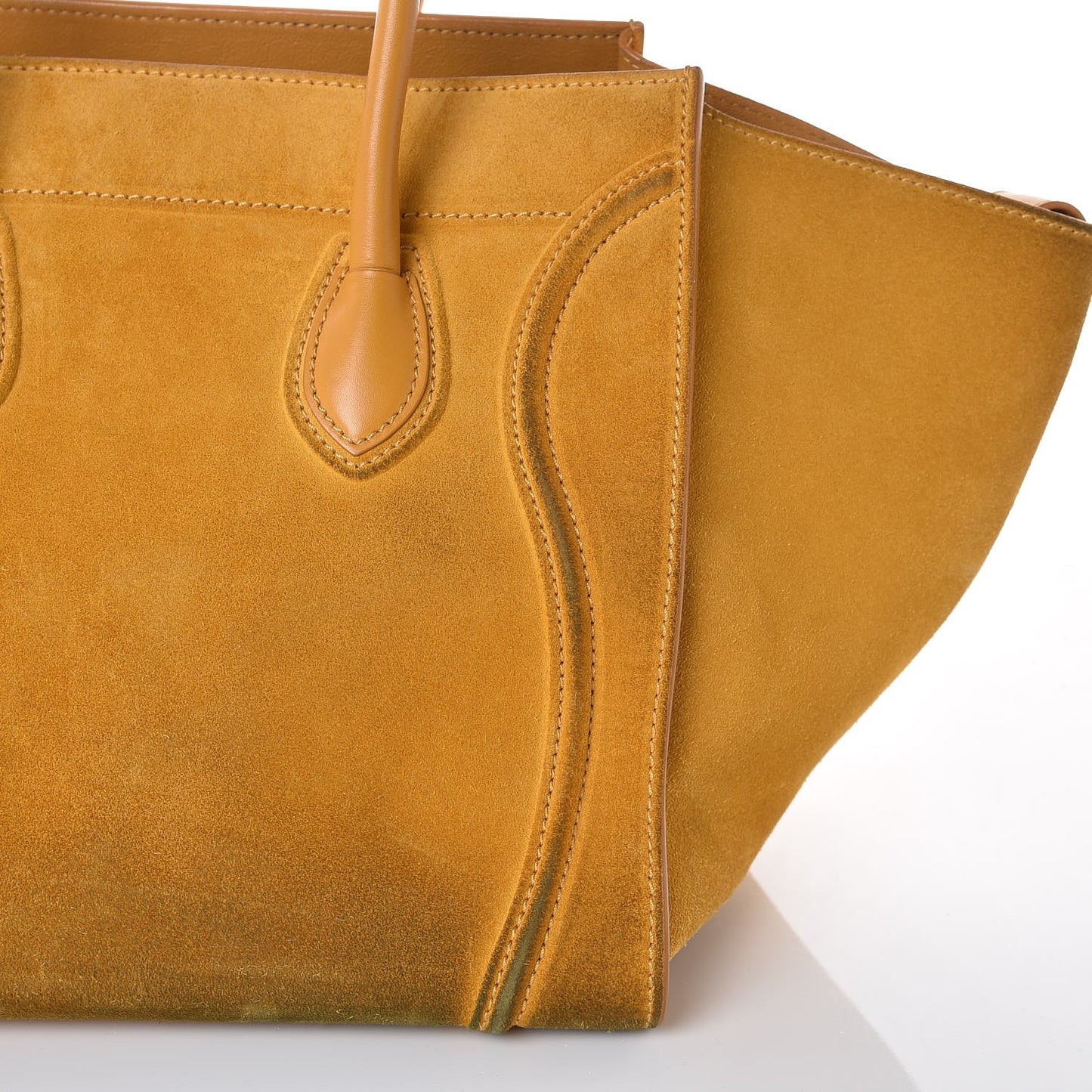 Suede Medium Phantom Luggage Amber