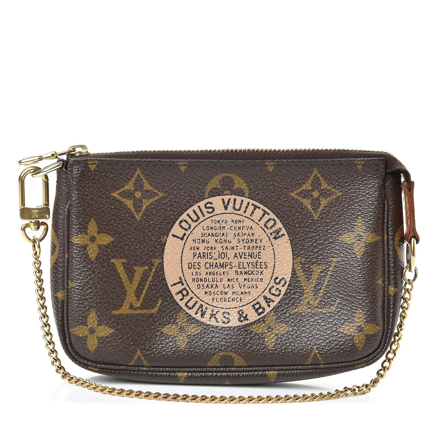 Louis Vuitton Monogram Complice Trunks and Bags Mini Pochette Accessories Beige 1 of 9