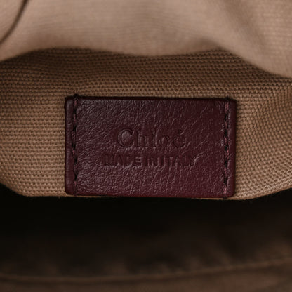 Chloe Smooth Calfskin Small Roy Bucket Bag Earthy Red 6 of 12