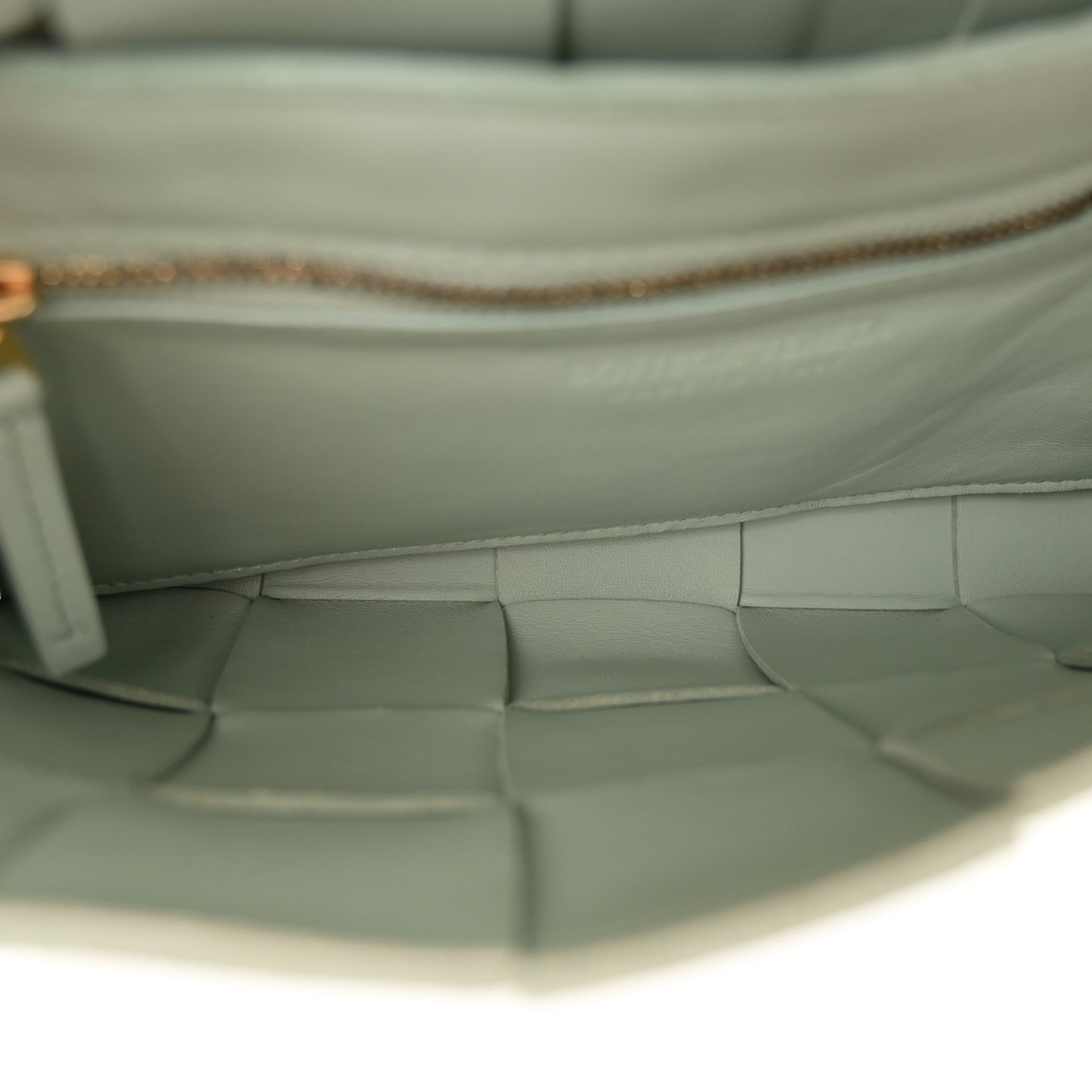 Lambskin Maxi Intrecciato Cassette Crossbody Bag New Sauge