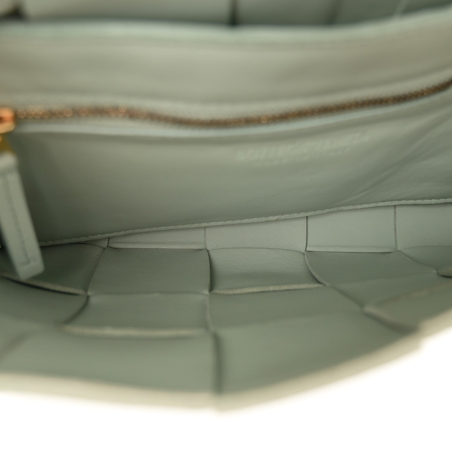 Bottega Veneta Lambskin Maxi Intrecciato Cassette Crossbody Bag New Sauge 5 of 12