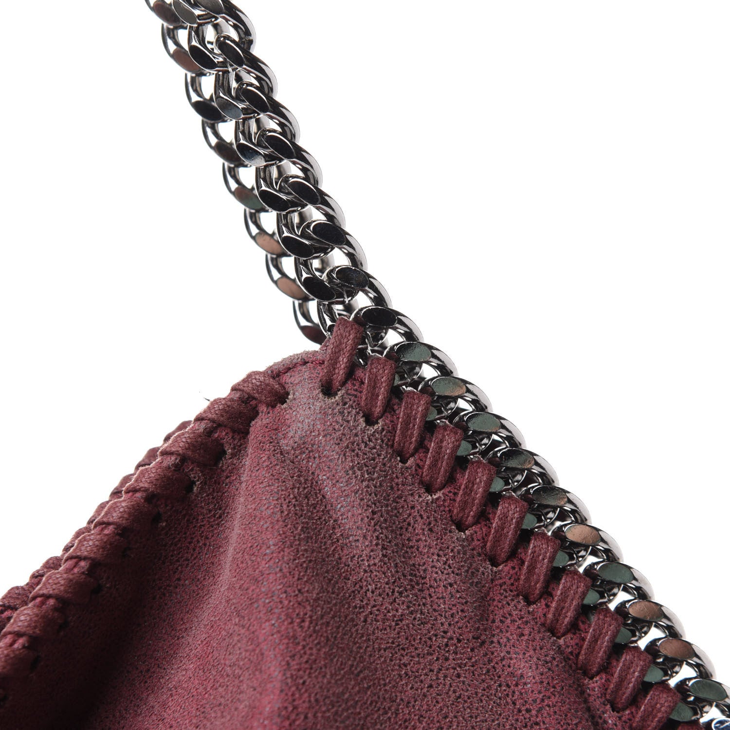 Stella McCartney Shaggy Deer Small Falabella Tote Plum 6 of 10