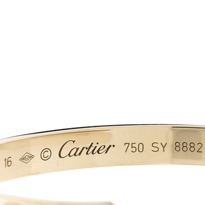 Cartier 18K Yellow Gold LOVE Cuff Bracelet 16 3 of 3