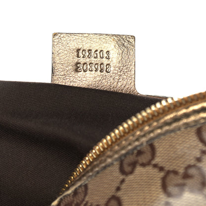 Gucci Crystal Monogram Medium Joy Boston Bronze 6 of 12