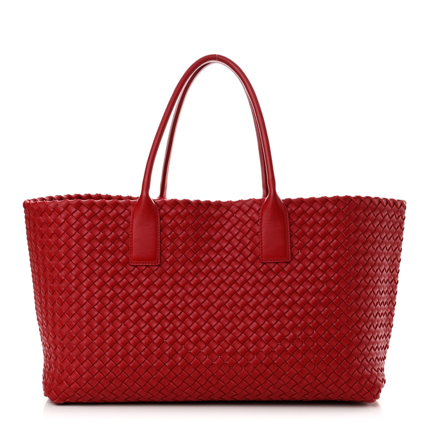 Lambskin Intreccio Medium Apple Candy