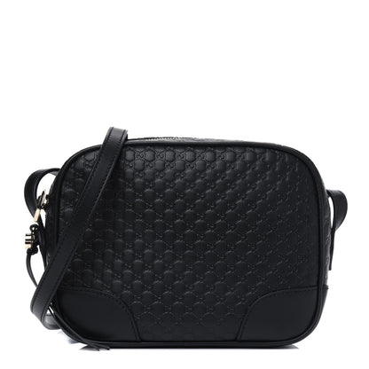 Gucci Microguccissima Mini Bree Messenger Bag Black 1 of 4