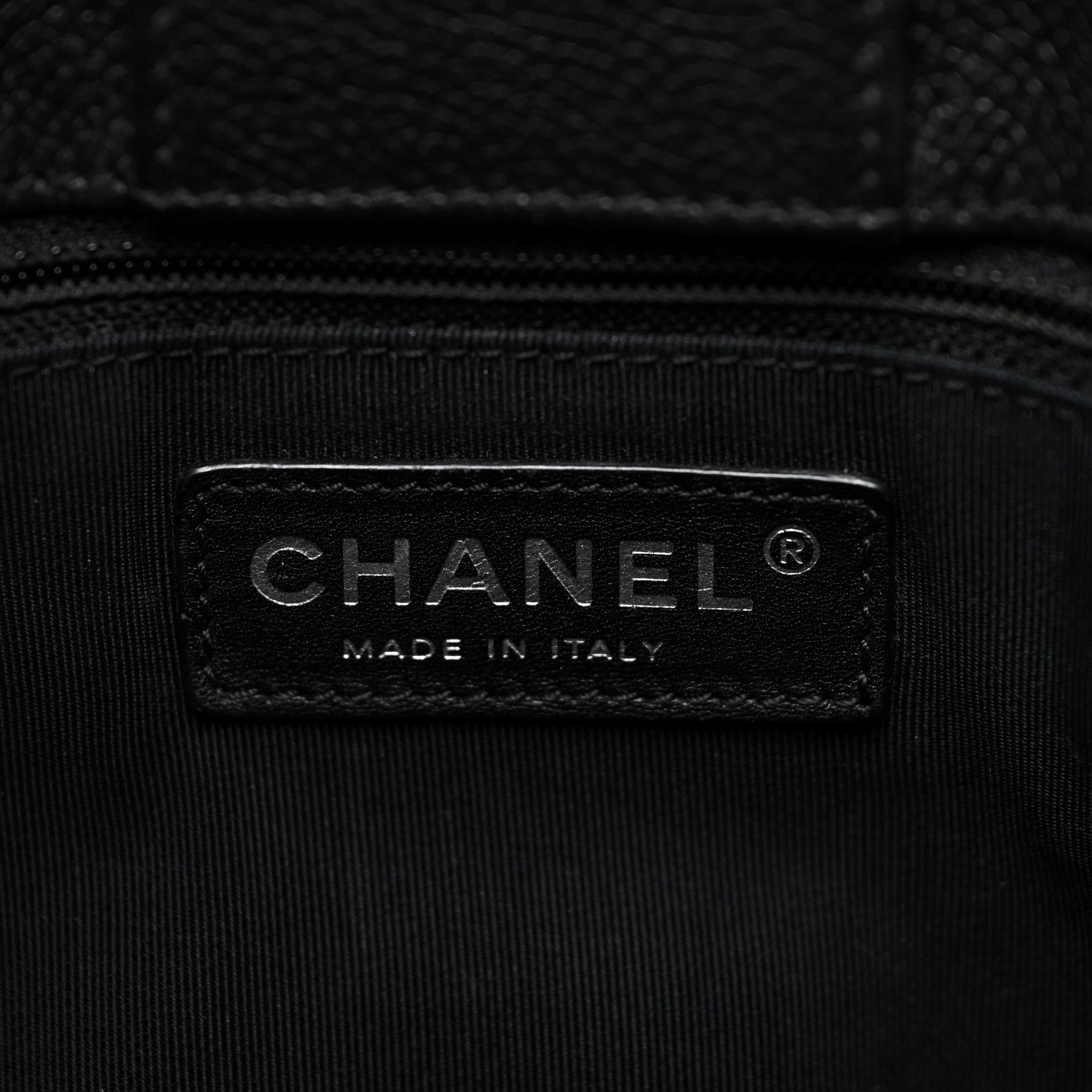 Chanel Calfskin Cerf Executive Shopper Tote Black 22 of 33