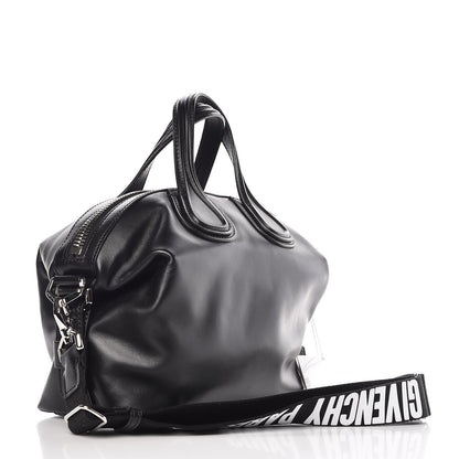 Givenchy Waxed Calfskin Small Nightingale Logo Strap Black 4 of 9