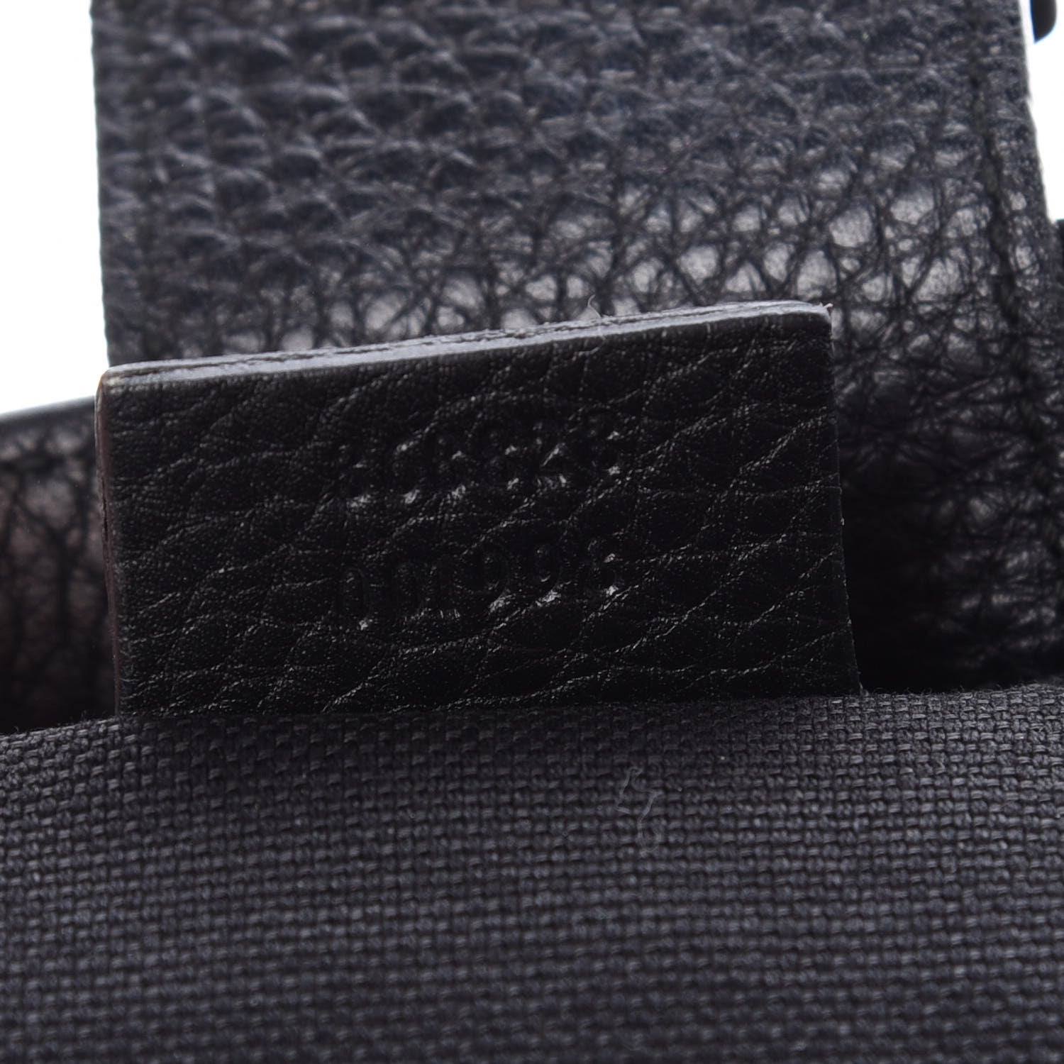 Gucci Cellarius Calfskin Mini Bamboo Shopper Tote Black 9 of 9