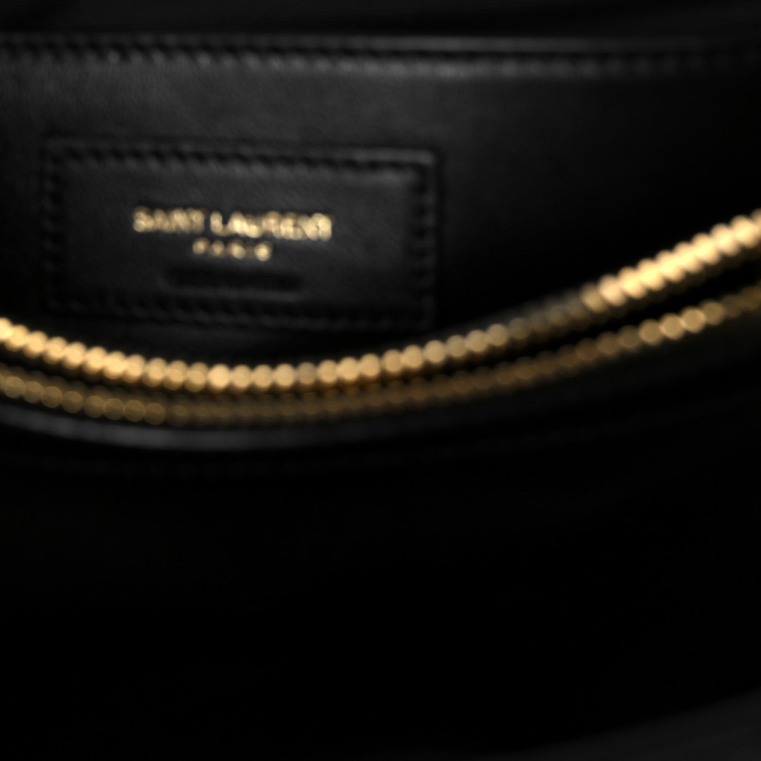 Saint Laurent Calfskin Y Quilted Monogram Small Loulou Chain Satchel Black 6 of 12