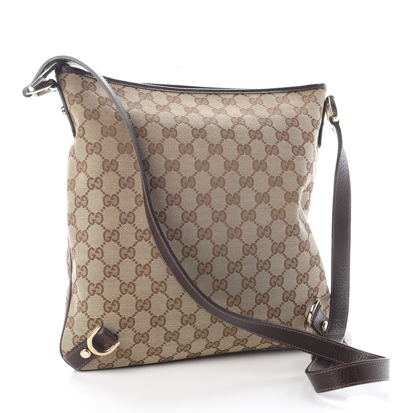 Monogram Abbey Messenger Bag Dark Brown