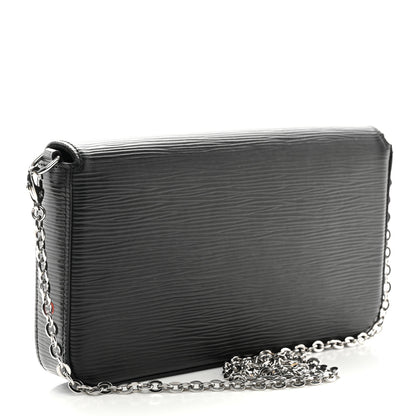 Louis Vuitton Epi Pochette Felicie Black 4 of 12