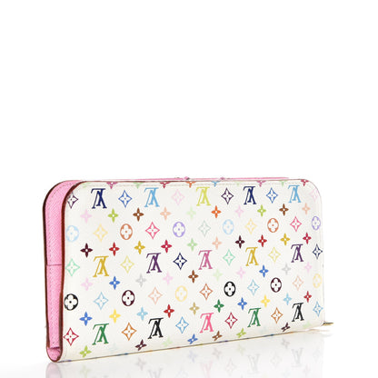 Louis Vuitton Monogram Multicolor Insolite Wallet White Litchi 3 of 8