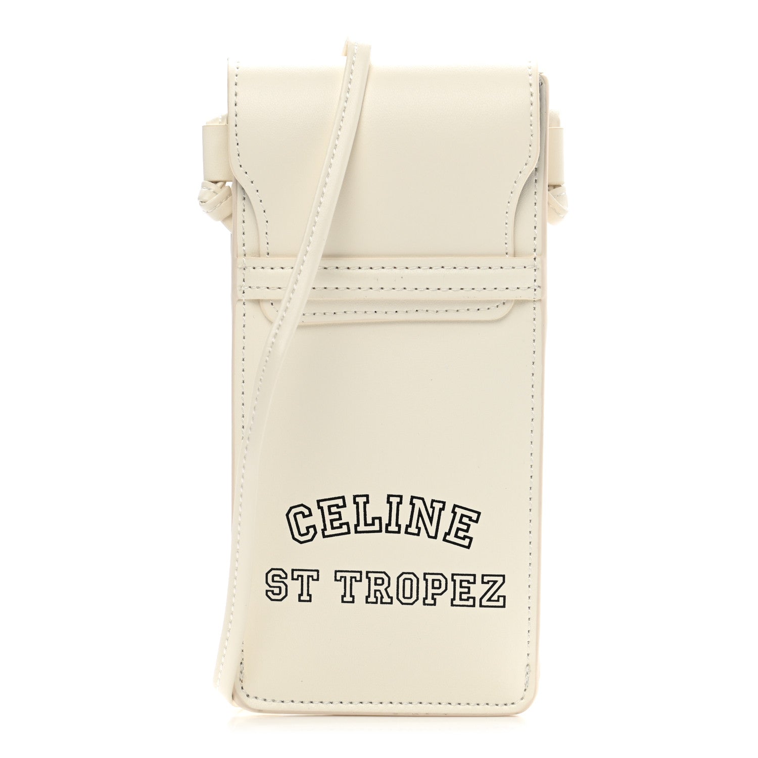 Celine Calfskin St Tropez Sunglasses Pouch White 1 of 6