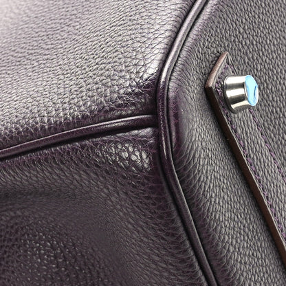 Hermes Togo Birkin 35 Raisin 10 of 11