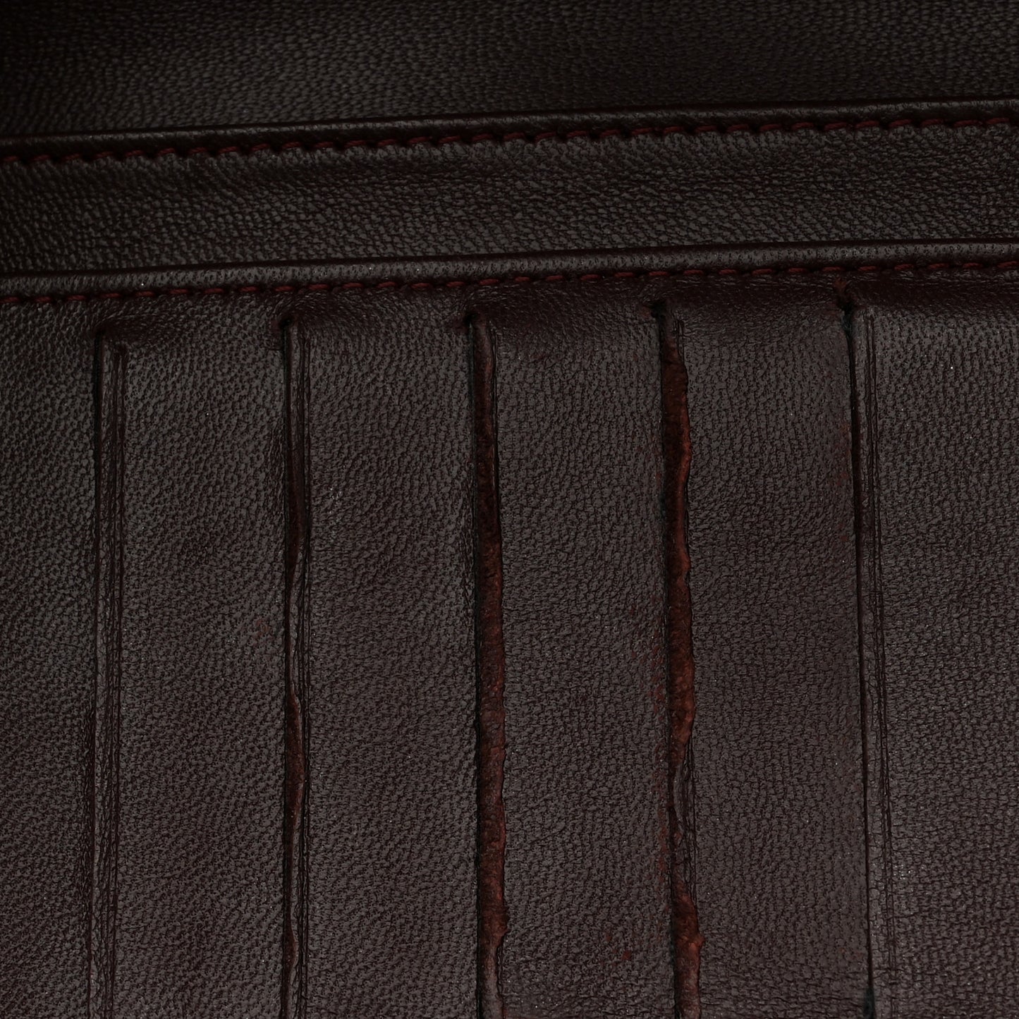 Lambskin Quilted Large Flap Wallet Black