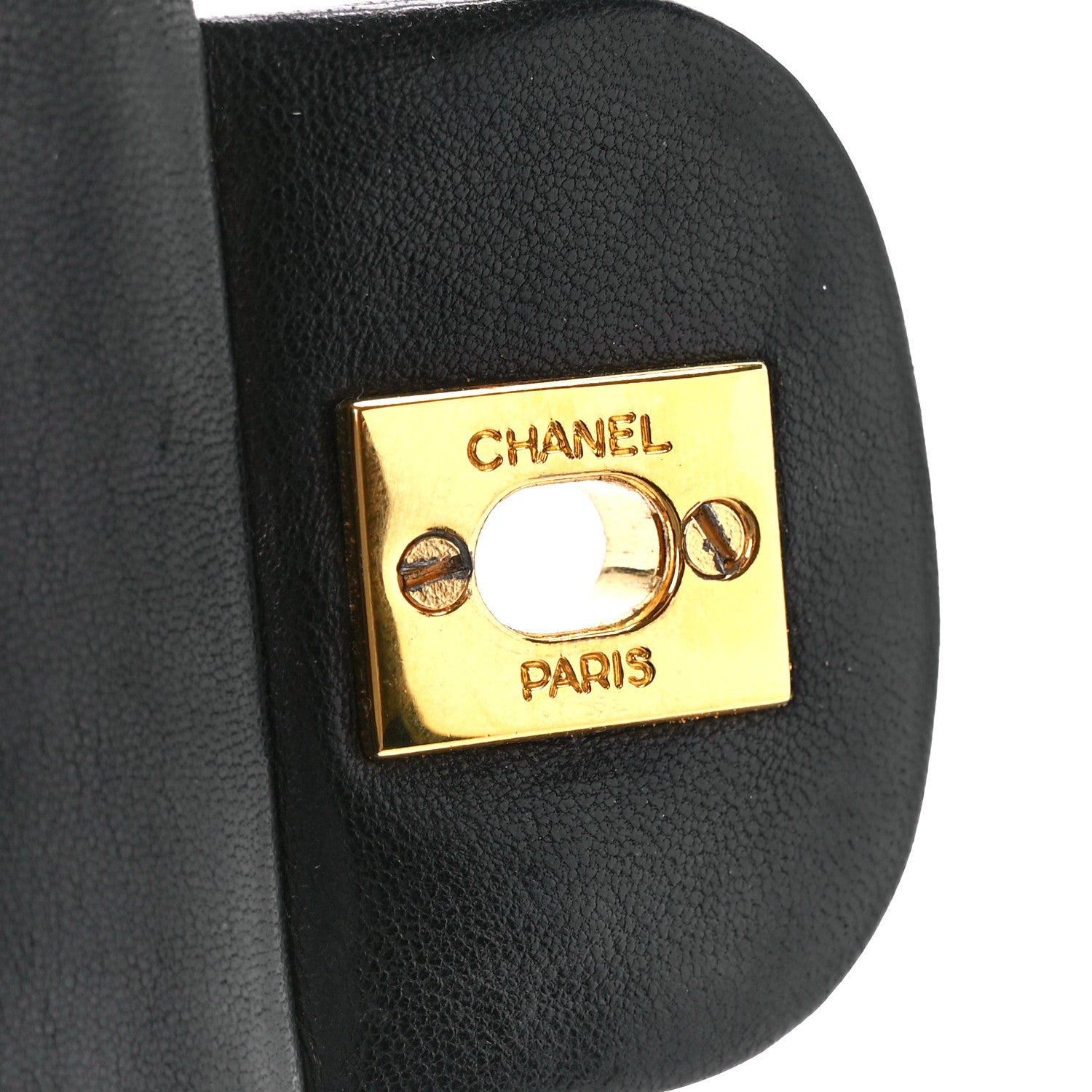 Chanel Lambskin Quilted Medium Double Flap Black 7 of 11