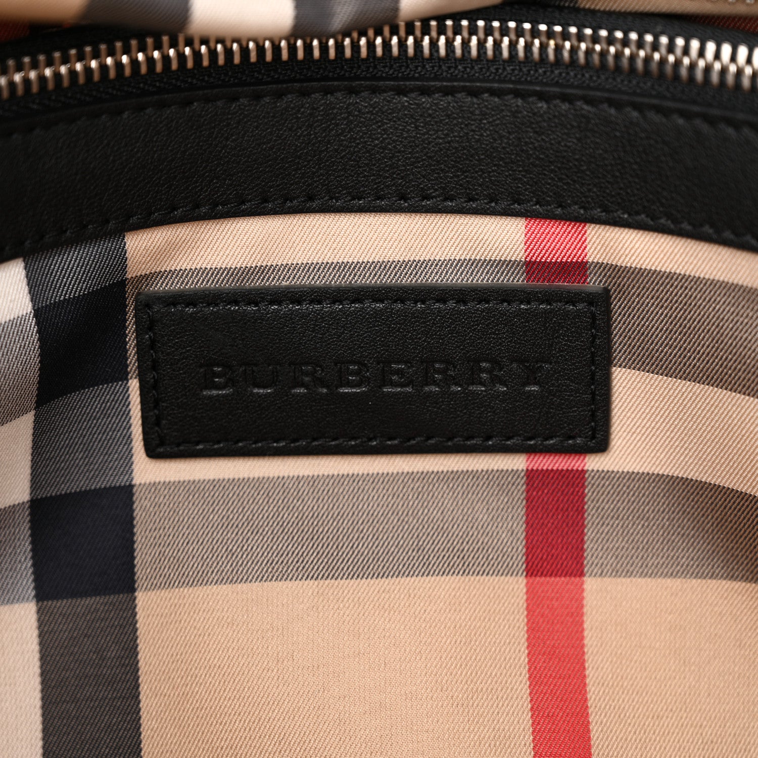 Burberry Nylon House Check Quilted Abbey Diaper Bag Black 7 of 10