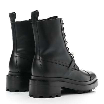 Hermes Glossed Calfskin Funk Ankle Boots 38 Black 4 of 9
