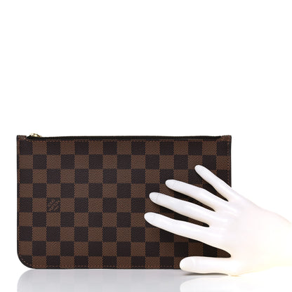 Louis Vuitton Damier Ebene Neverfull MM GM Pochette 2 of 12