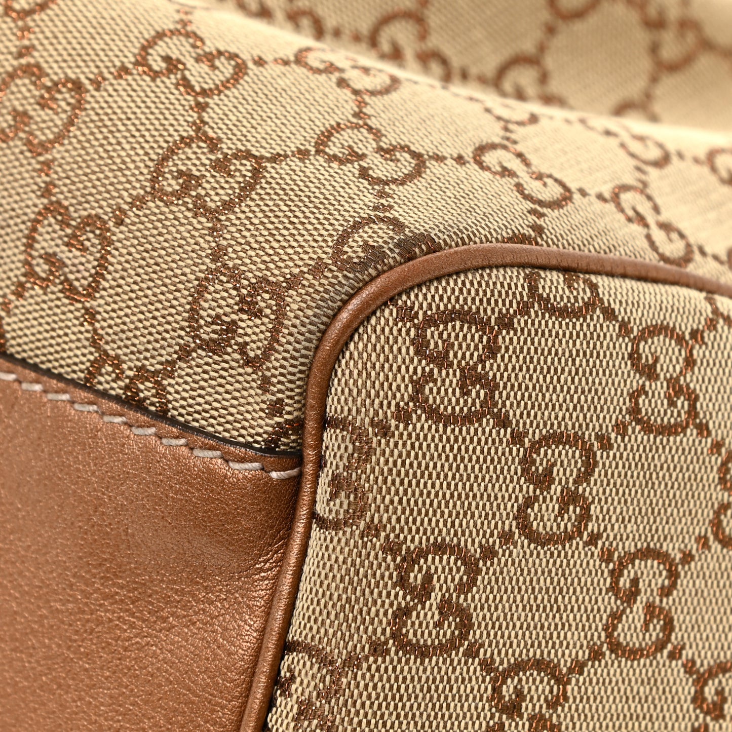 Monogram Large Sukey Tote Bronze