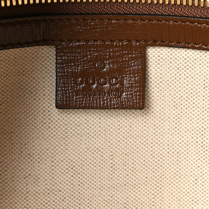 Gucci GG Supreme Monogram Fake/Not Large Retro Interlocking G Tote Bag Beige Brown Sugar 6 of 10