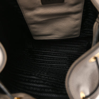 Prada Vitello Daino Backpack Argilla 5 of 9