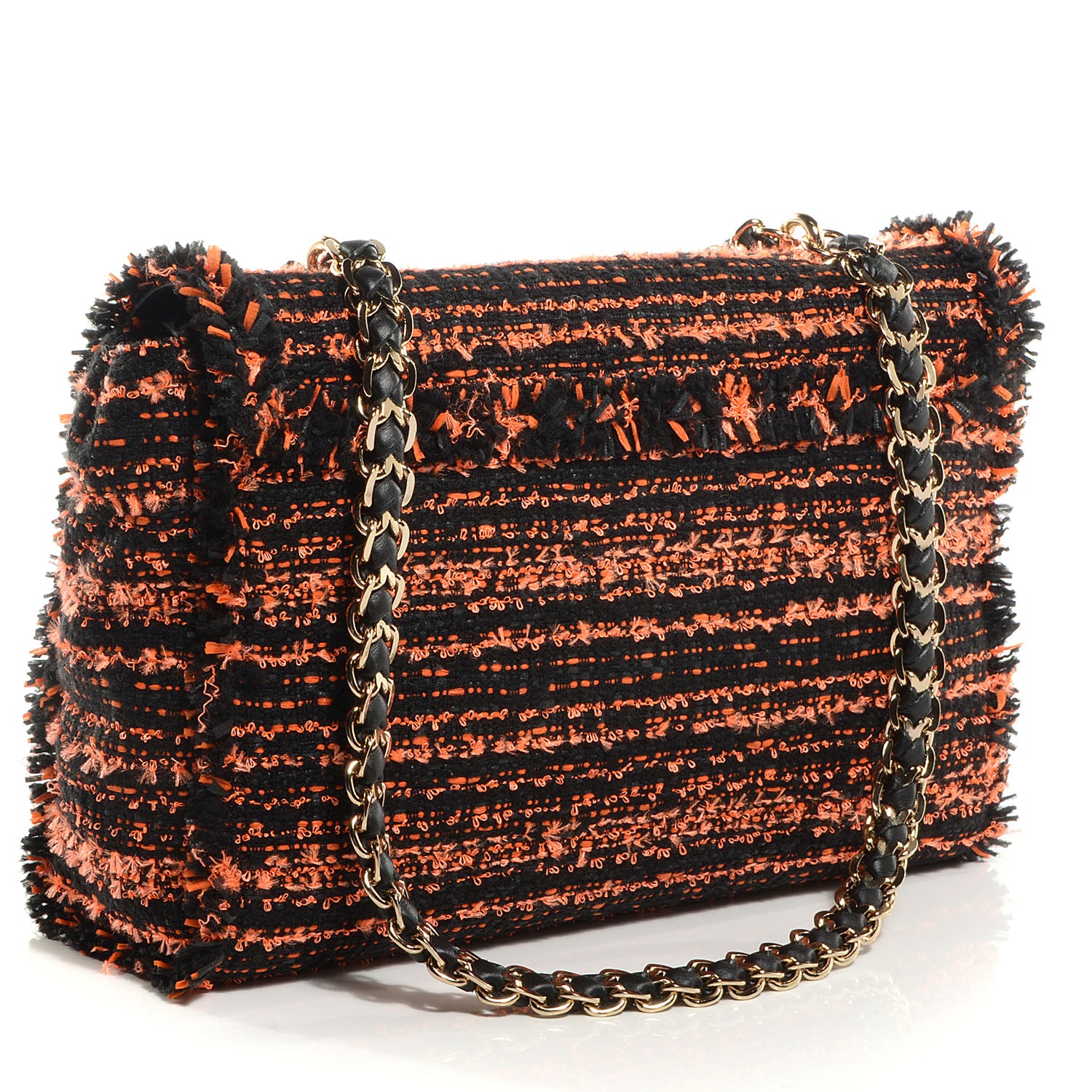 Mulberry Exotic Tweed Large Lily Plus Chain Flame 3 of 9