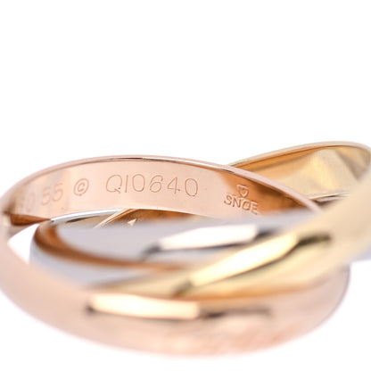 Cartier 18K Pink Yellow White Gold Classic Trinity Ring 54 7 5 of 6