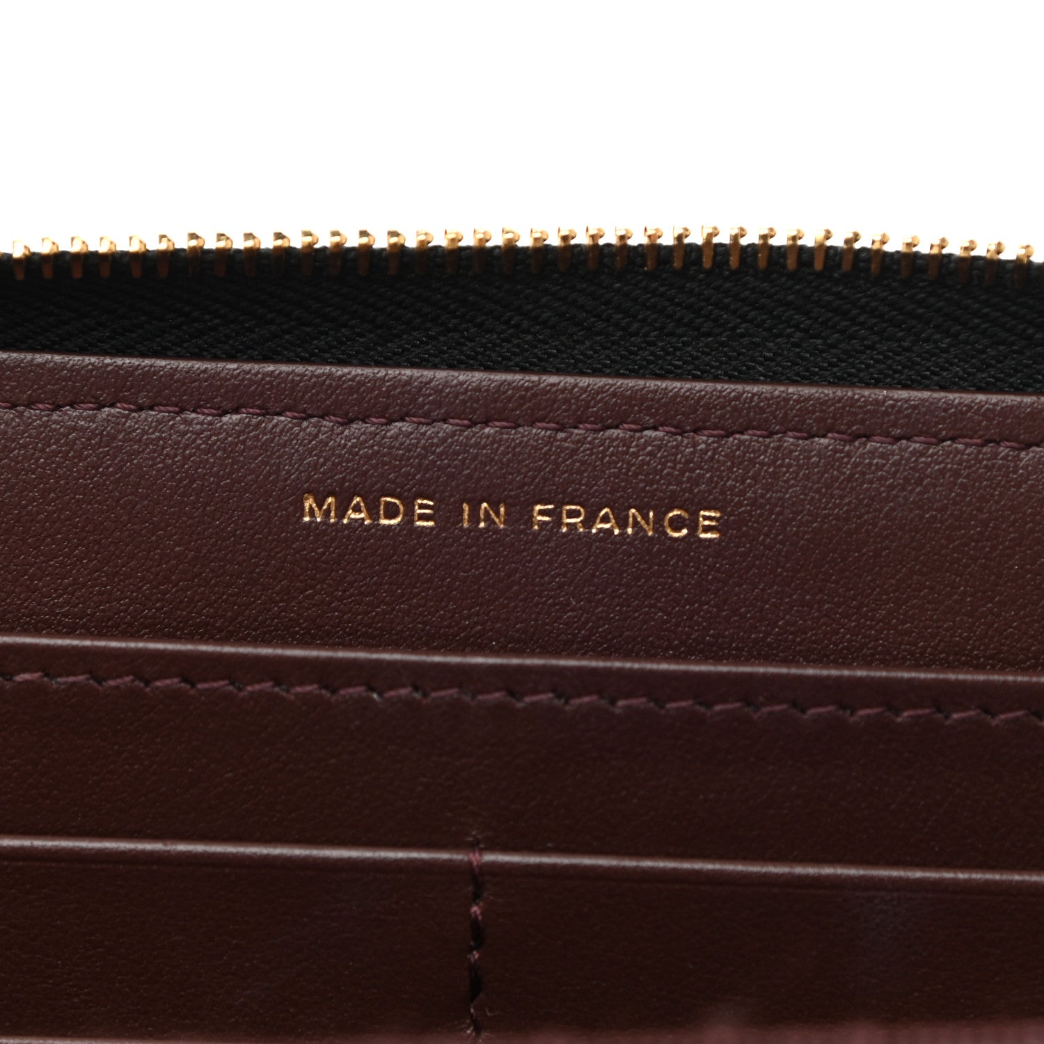 Chanel Caviar Quilted Large Gusset Zip Around Wallet Black 7 of 10