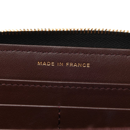 Chanel Caviar Quilted Large Gusset Zip Around Wallet Black 7 of 10