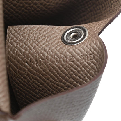 Hermes Epsom Calvi Card Case Etoupe 7 of 8