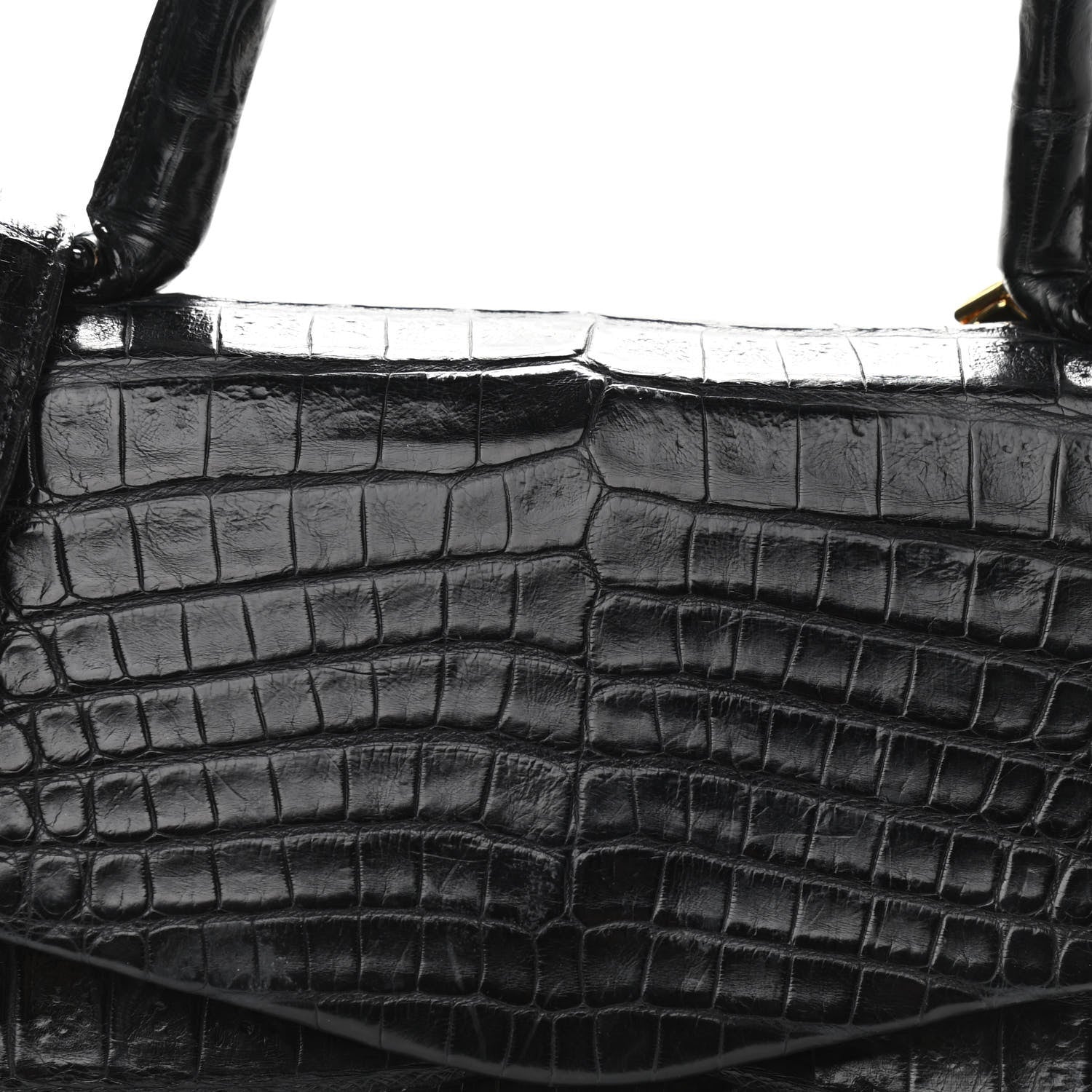 Nancy Gonzalez Crocodile Top Handle Black 7 of 9