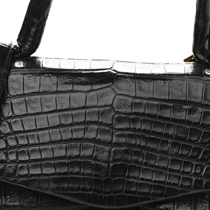 Nancy Gonzalez Crocodile Top Handle Black 7 of 9
