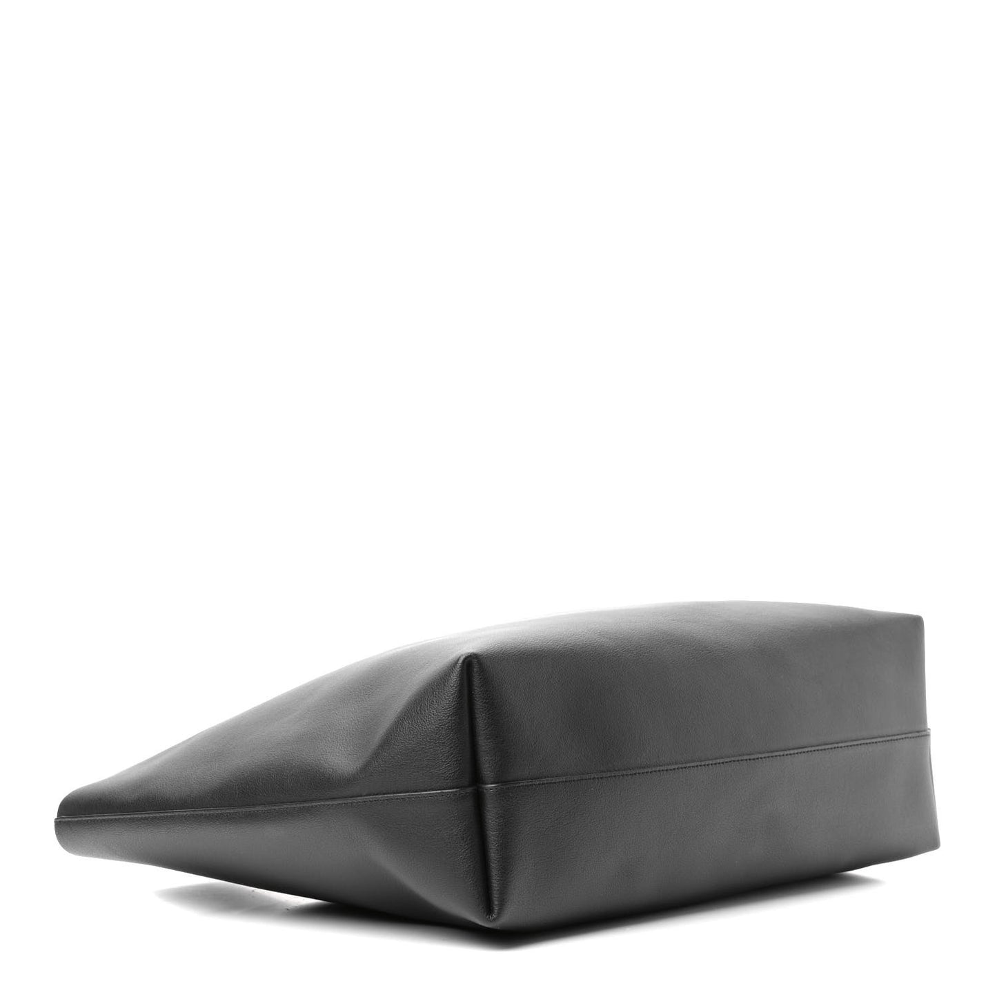 Calfskin Large Shopping Tote Black