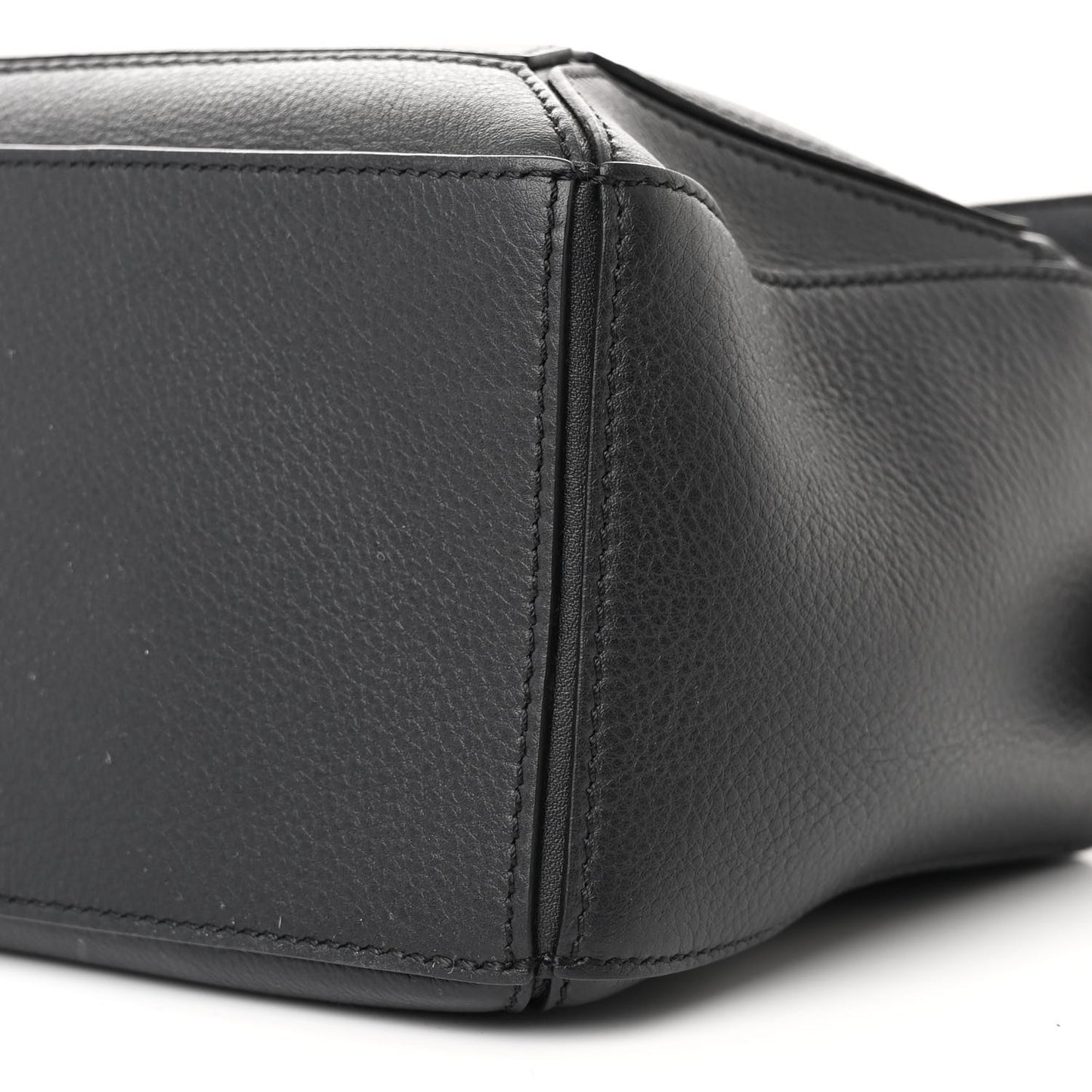 Calfskin Small Puzzle Bag Black