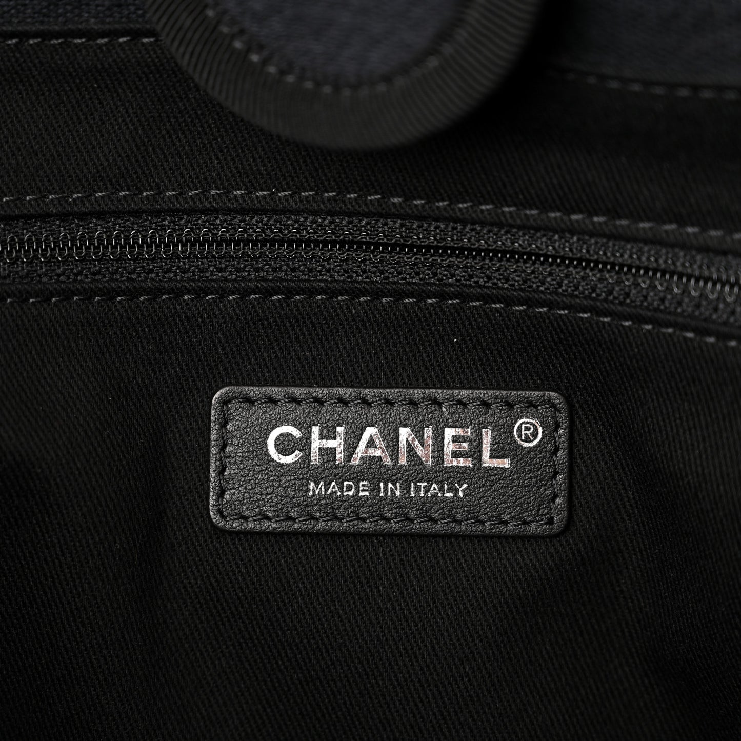 Canvas Small Deauville Tote Black