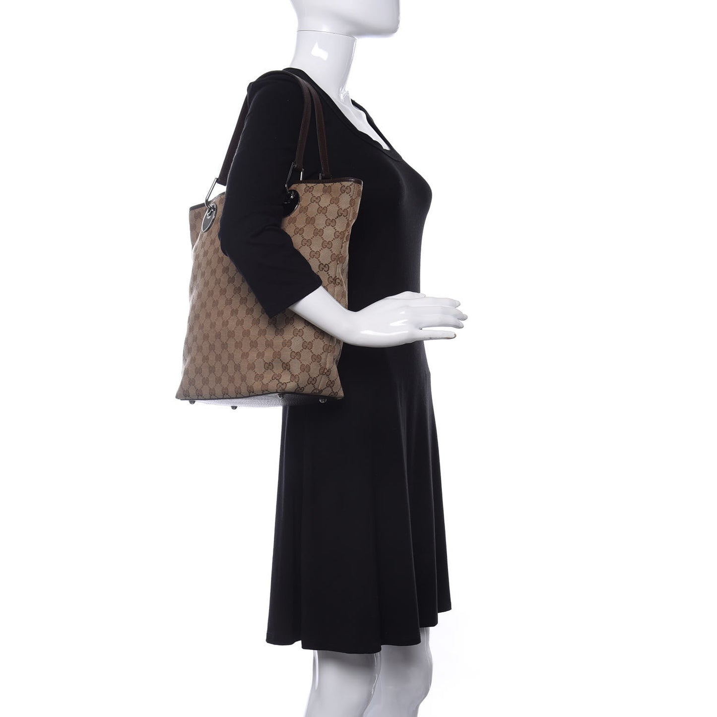 Monogram Large Eclipse Tote Brown