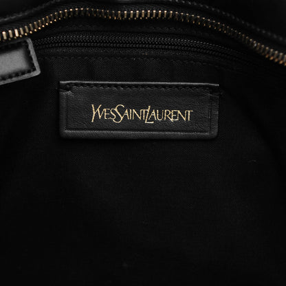 Saint Laurent Textured Calfskin Small Classic Y Cabas Black 6 of 7