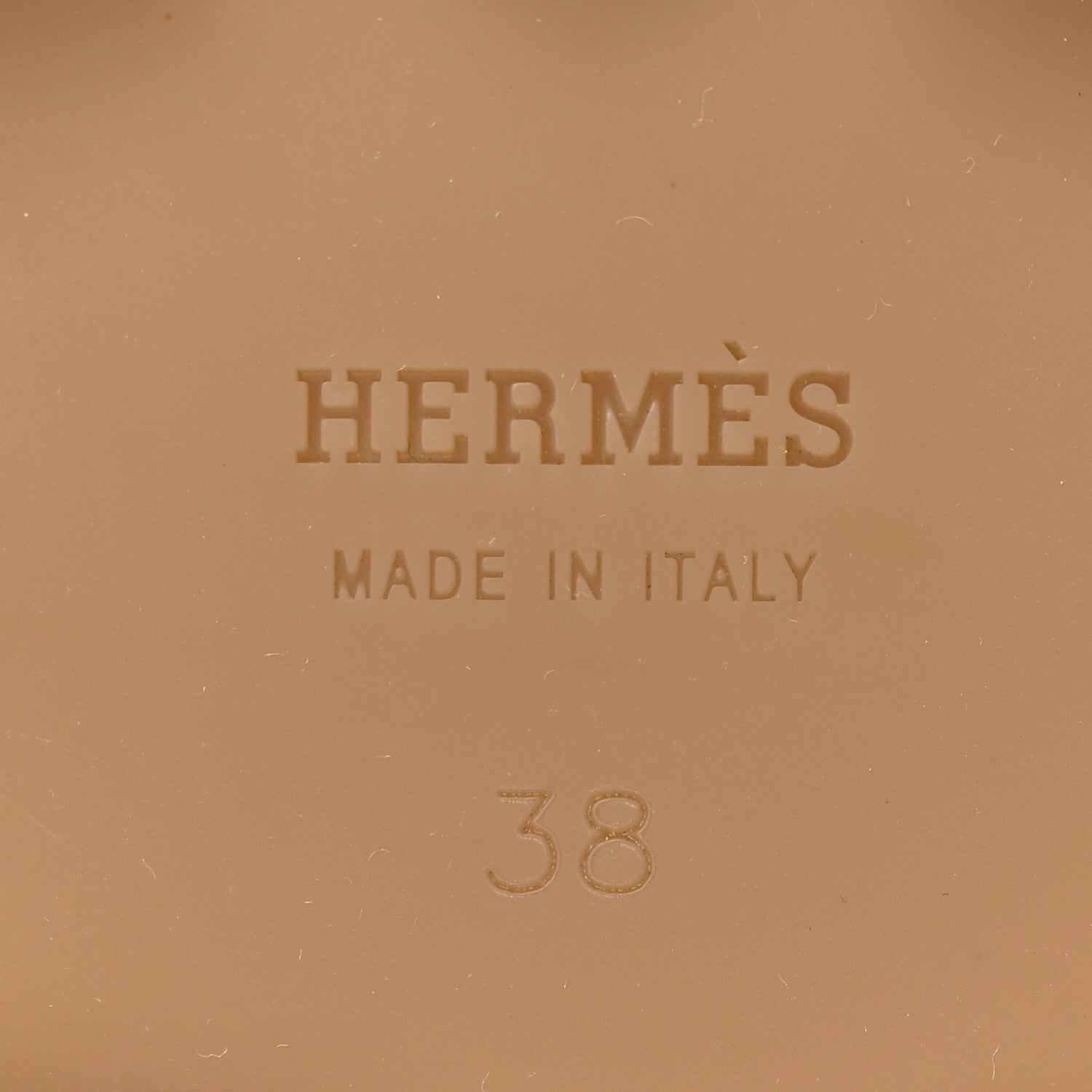 Hermes Suede Goatskin Womens Faubourg Loafers 38 Beige Argile 7 of 11