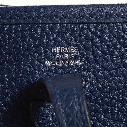 Hermes Taurillon Clemence Evelyne TPM Bleu Saphir 6 of 15