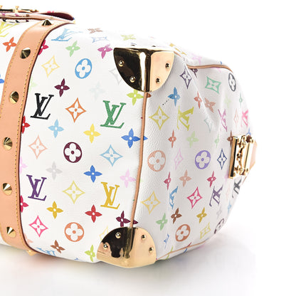 Louis Vuitton Monogram Multicolor Keepall 45 White 9 of 9