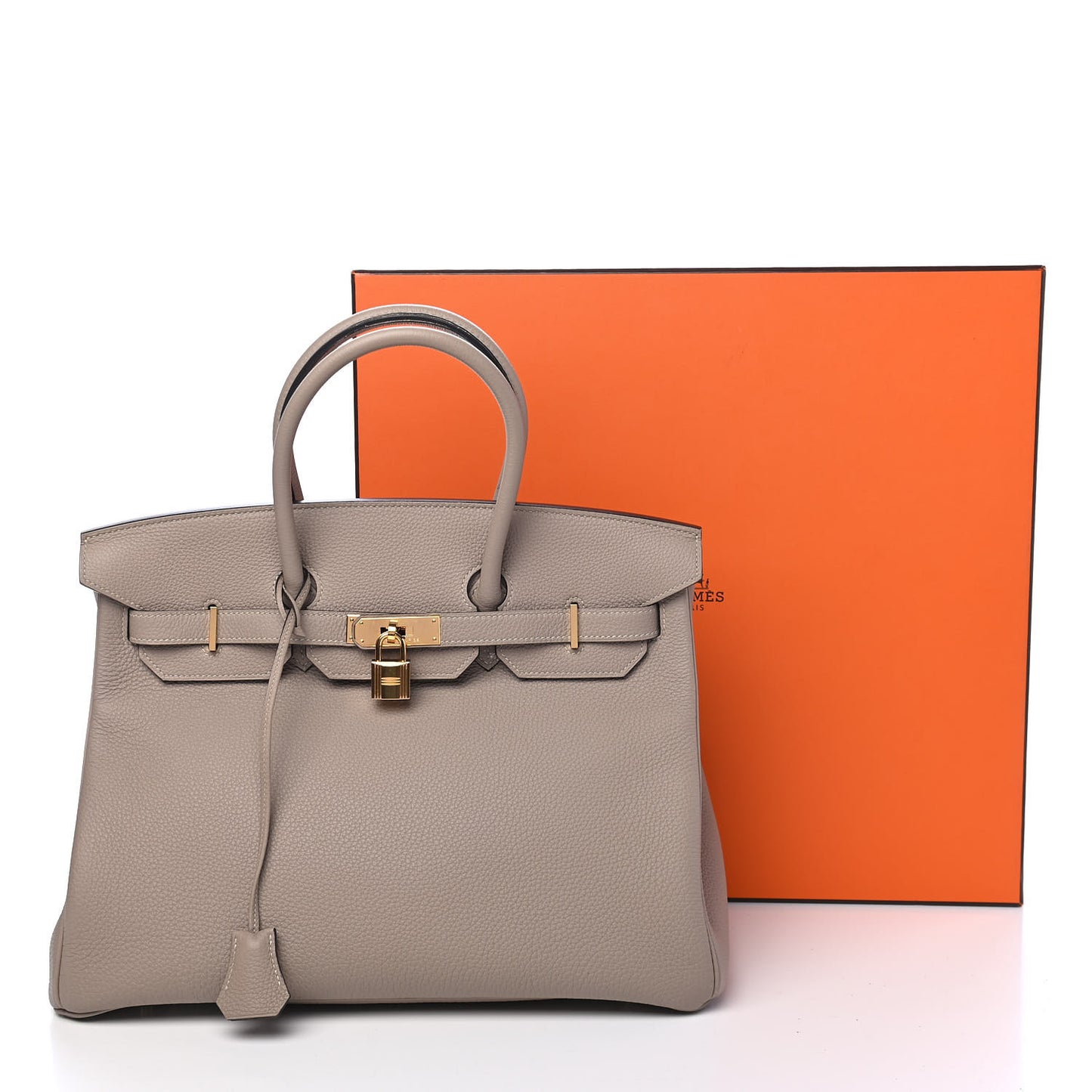 Togo Birkin 35 Gris Tourterelle