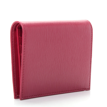 Prada Vitello Move Bi-Fold Wallet Ibisco 3 of 7