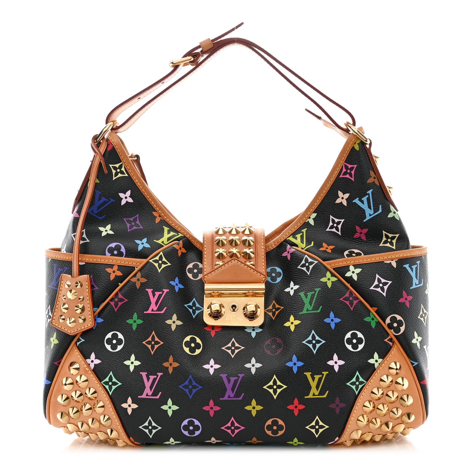 Louis Vuitton Monogram Multicolor Chrissie Black 1 of 10