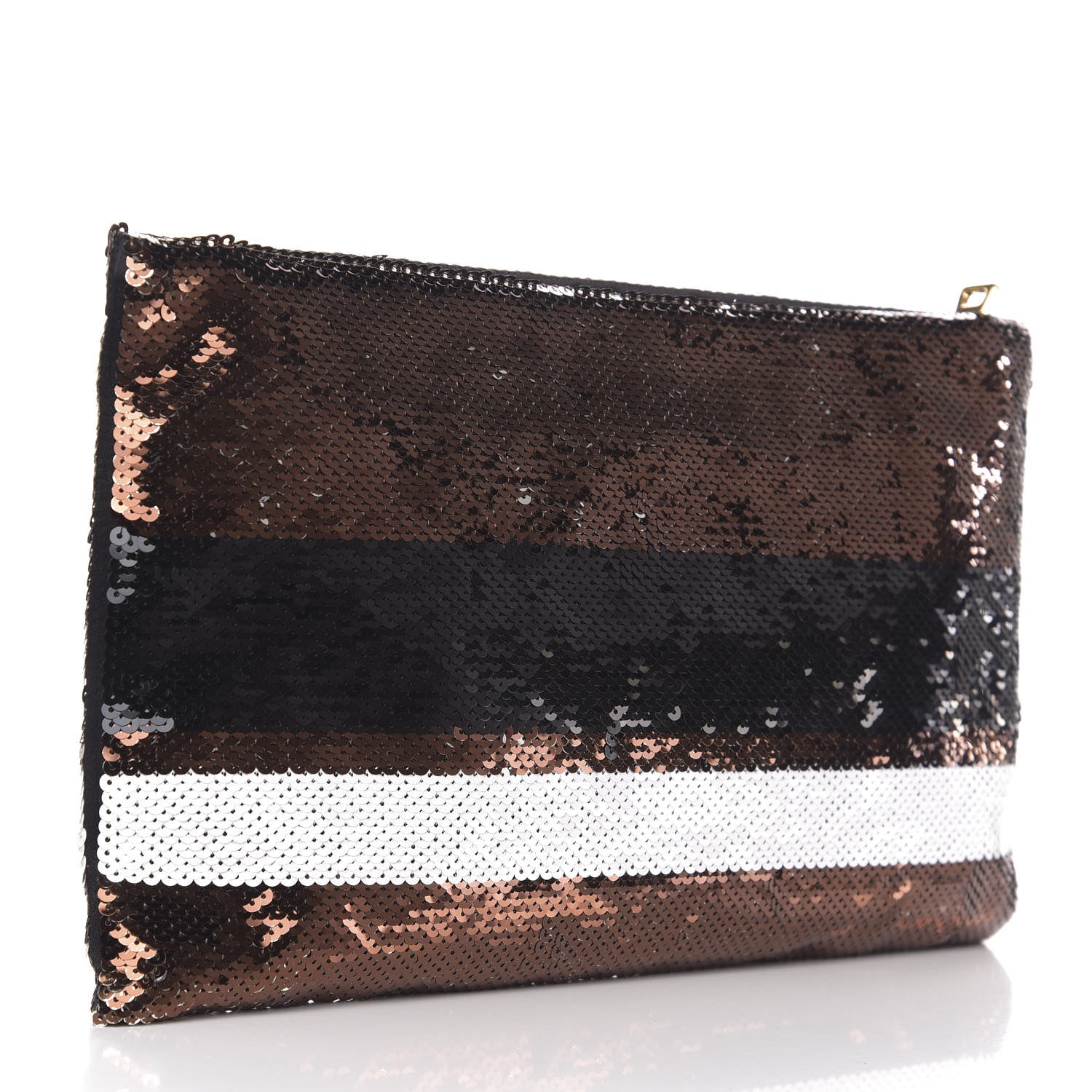 Prada Sequin Stripe Clutch Multicolor 4 of 10