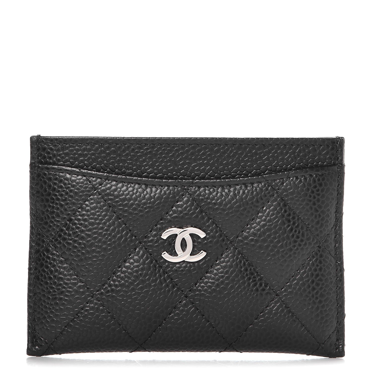 Chanel Caviar Quilted Card Holder Black 1 of 9