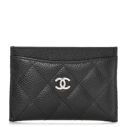 Chanel Caviar Quilted Card Holder Black 1 of 9
