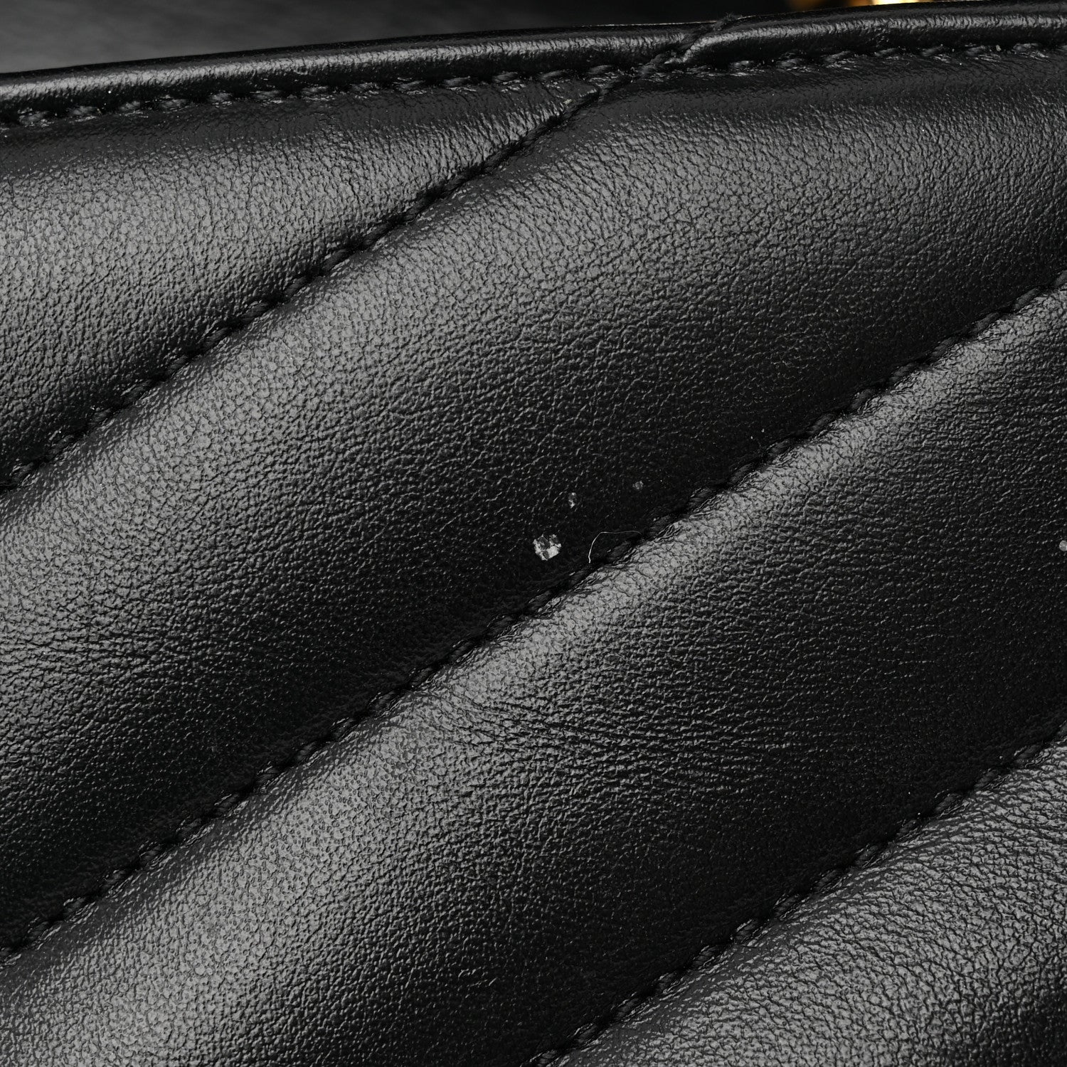 Saint Laurent Calfskin Y Quilted Monogram Small Loulou Chain Satchel Black 12 of 18
