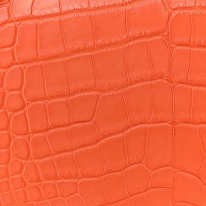 Hermes Matte Alligator Constance 18 Rouge Indien 9 of 14